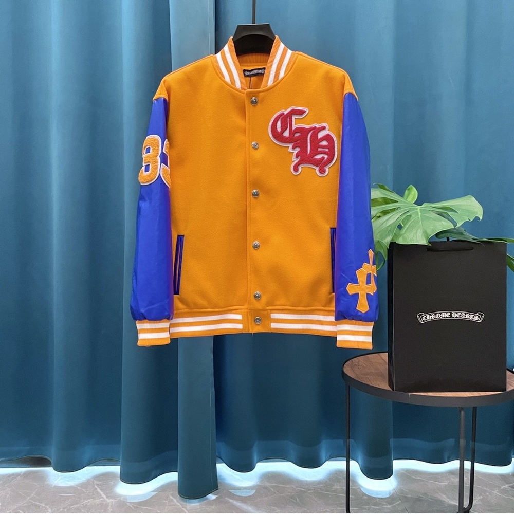 Chrome Hearts unisex baseball jacket